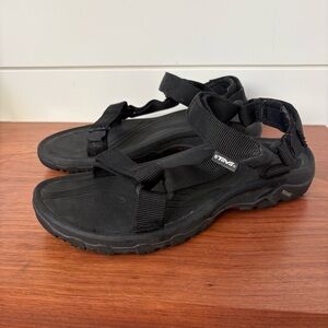 Teva Women's Hurricane XLT Black Sandals Sz 8 Outdoor Hiking Sport Causal Comfy